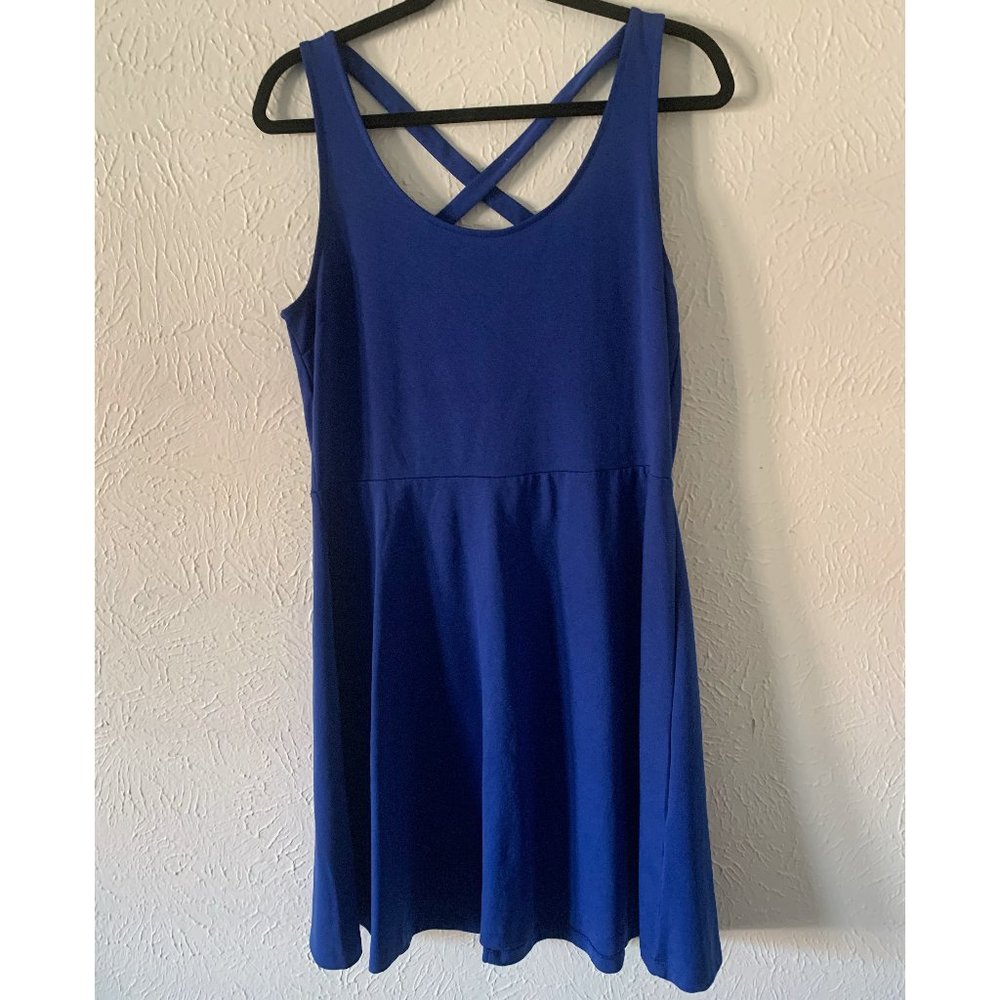 Royal Blue Fit & Flare Dress